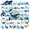 3A, variant on cartoon Whale Theme Stickers, Waterproof Whale Theme Sticker for Water Bottle Laptop Phone Cases Planner Skateboard Luggage Helmet Party Favor Decor, Ideal for Adults Teens Teacher Rewards