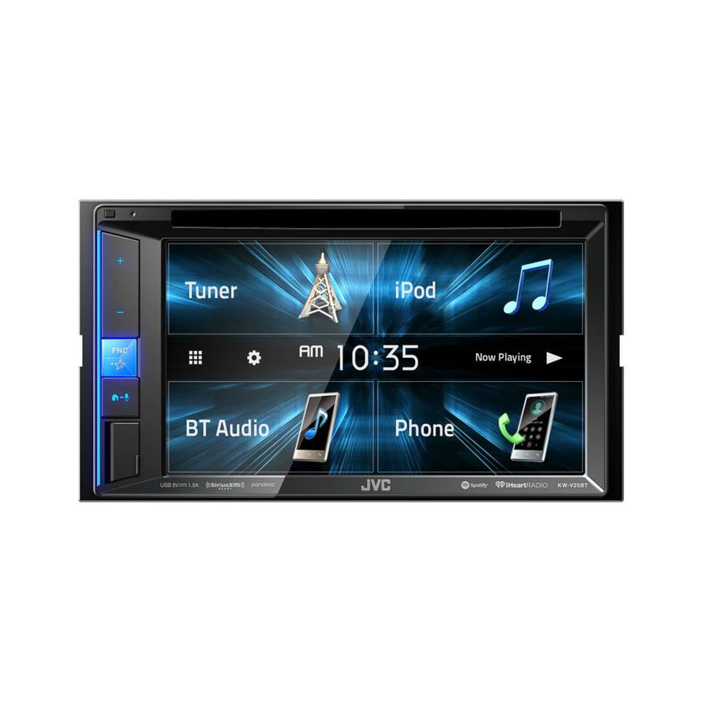 JVC Mobile KWV25BT 6.2 inch 2 DIN In Dash Bluetooth Multimedia DVD