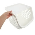 thumbnail image 4 of Shisuyan Stackable Kitchen Storage Bins Countertop Plastic Organizer Baskets Potato Onion Storage Potato Bin Garlic Keeper for Vegetable Fruits Pantry Storage, 4 of 8
