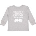 thumbnail image 3 of Inktastic Kickboxing Future Kickboxer Like Daddy Boys or Girls Long Sleeve Toddler T-Shirt, 3 of 5
