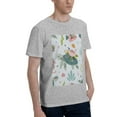 thumbnail image 2 of Bingfone Turtle And Sea Life Men'S Loose Fit Short-Sleeve Pocket T-Shirt, 2 of 7