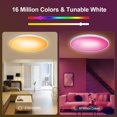 thumbnail image 4 of 110V Wi-Fi + Bt 2.4G Télécommande 30W Intelligent RGB Gradation Plafonnier, 4 of 4