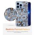 thumbnail image 3 of Halloween Hippie Clear Case for iPhone 13 Pro,Transparent Soft TPU Bumper Full Cover Case, 3 of 5