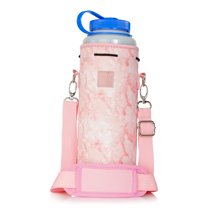Made Easy Kit Neoprene Water Bottle Carrier Holder, Insulator w/ Adjustable Shoulder Strap