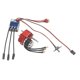 thumbnail image 2 of Kit ESC de caja de cambios con motor sin escobillas, controlador de velocidad eléctrico para reparación de coches RC 1/12 T rojo, 2 of 8