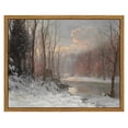 thumbnail image 1 of Arte de Pared Vintage ARPEOTCY Paisaje Invernal enmarcado 20x25 cm, 1 of 6