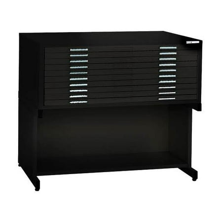 Ten Drawer Black Stackable File Unit Base Shelf 24 In X 36 Ten Drawer Black Stackable File Unit Base Shelf 24 In X 36