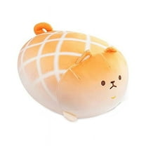 Stuffed-Animal Shiba Inu Plush Toy, Soft Dog Shape -Bun Bread Pillow, Cute -Doll Best Gifts Yellow