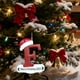 thumbnail image 5 of Adornos navideños, adornos navideños, regalos navideños, 26 letras, decoración para árbol de Navidad, adornos colgantes para árbol de Navidad, adornos navideños personalizados, decoración navideña, de, 5 of 6