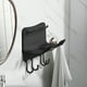 thumbnail image 5 of Soporte De Pared Para Secador De Pelo Sin Taladrar Con Gancho Y Soporte Para Teléfono, Ahorra Espacio En El Baño, Instalación Con Adhesivo., 5 of 9