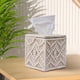 thumbnail image 3 of Funda para caja de pañuelos con decoración bohemia, organizador de servilletas de macramé con diseño cuadrado tejido que mejora la decoración del hogar, se adapta a la mayoría de cajas de pañuelos de, 3 of 6