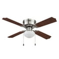 thumbnail image 4 of Prominence Home Cherry Hill 42'' Nickel Flushmount Reversible Ceiling Fan with Pull Chain, 4 of 5