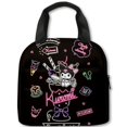 thumbnail image 4 of Bolsa de almuerzo promocional Sanrio Kuromi, bolso aislado para estudiantes de escuela primaria y secundaria, lonchera, 4 of 5