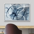 thumbnail image 3 of wall26 Framed Canvas Print Wall Art Blue White Graffiti Paint Stroke collage Abstract Shapes Illustrations Modern Art Decorative Bohemian Multicolor for Living Room, Bedroom, Office - 24"x36&quo, 3 of 5