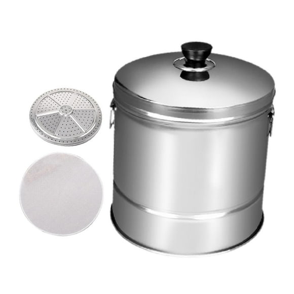 Vaporera de acero inoxidable perfecl Con cesta de drenaje incorporada