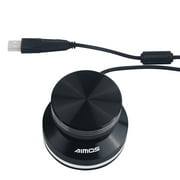 AIMOS USB Audio Volume Control for PC Speakers - Black