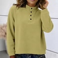 thumbnail image 2 of ManxiVoo Fleece Lined Pullover Top For Women High Waist Round Neck Warmth Long Sleeve Modern Silhouette Cozy Layering L Size Green, 2 of 6