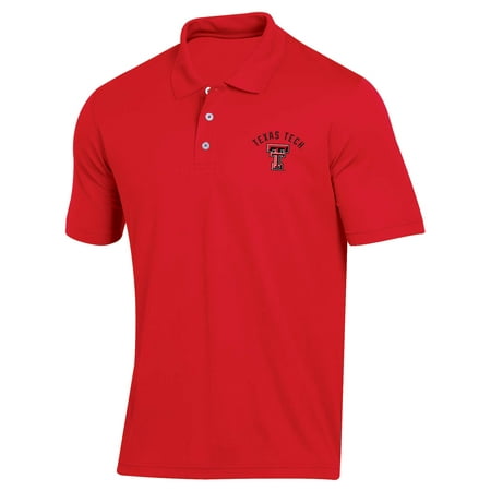 Men's Russell Athletic Red Texas Tech Red Raiders Classic Dot Mesh Polo