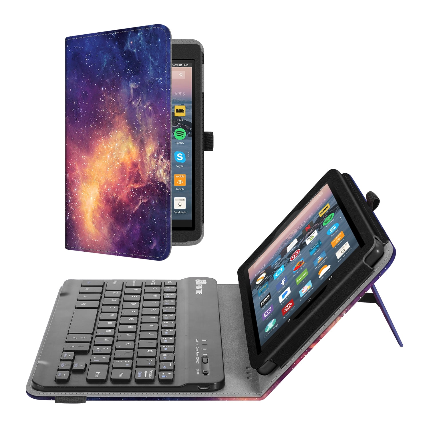 Keyboard Case for Fire 7 (9th Generation, 2019 Release), Fintie Slim