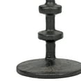 Stonebriar Table Top 7" Traditional Cast Iron Candlestick Holder Set