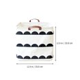 thumbnail image 3 of Miangastore Storage Basket Beige Canvas 1Set 13x13in, 3 of 8