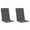 Anthracite, variant on vidaXL 47.2" x 19.7" Red Chair Outdoor Seating Cushions, Water-Resistant