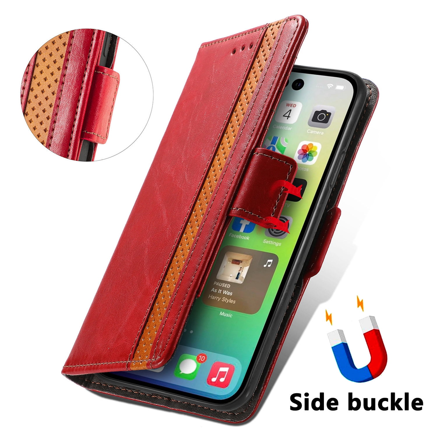 Leather Wallet Phone Case For Xiaomi Poco F6 Pro C55 C65 C50 F5 Pro M6 Pro Poco X5 Pro X4 M5 F4 F3 Quality Leather Phone Case With Card Holder Zipper