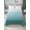 Turquoise, variant on Turquoise Ombre Full Size Flat Sheet Only, Hotel Luxury Microfiber Bed Top Sheets, Teal White Gradient Modern Abstract Art Soft Breathable Bedding Sheet for Bedroom, Easy Care - 81" x 96"