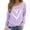 Z9-Light Purple, variant on MuXiKeJi Clothes Valentine's Shirts for Women Love Heart XOXO Cute Graphic T Shirts Casual Spring Day Tops Tee for Her
