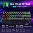 thumbnail image 2 of Teclado mecánico para juegos RK ROYAL KLUDGE RK61 con cable, 2 of 8