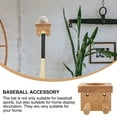 thumbnail image 3 of Shisuyan Support de Batte de Baseball en Bois 1Ensemble 3.93x3.54x3.54 Po, 3 of 8