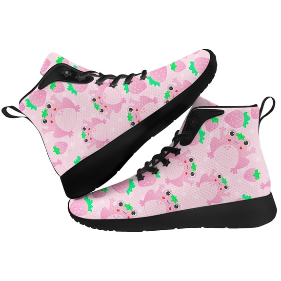 Aidianart Womens Frog High Top Sneakers High Top Shoes Size 5.5