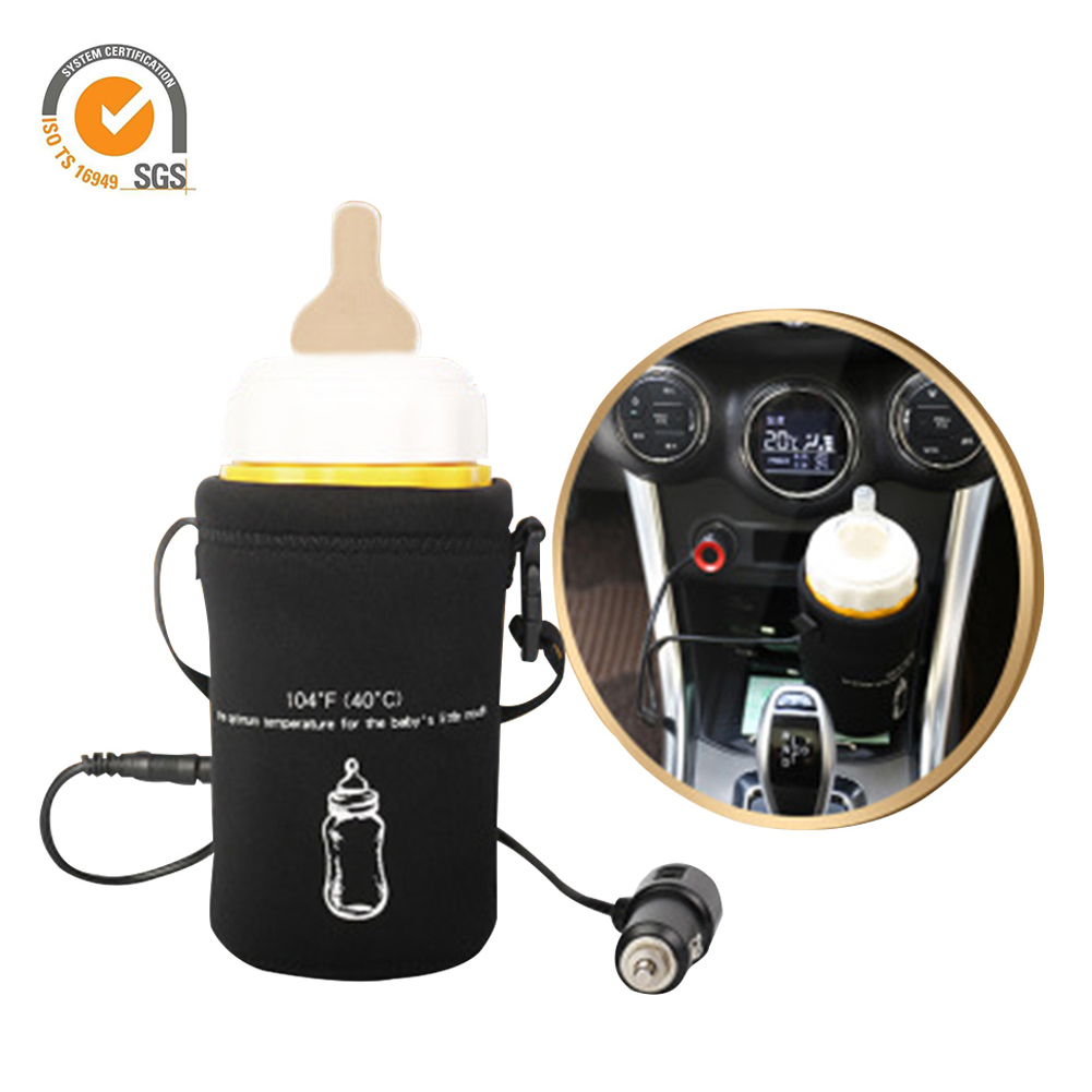 MEGAWHEELS 12V Safe Constant Temperature Car Milk Warmer Charger Baby