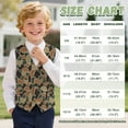 thumbnail image 7 of Garronmavis Bear Boys Vest 11-12 Lightweight Camo Formal Waistcoat Vests with Pockets Comfortable Sleevless Fall Winter Warm Outerwear with Pockets Fashion Waistcoat with Pocket, 7 of 7