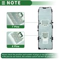 thumbnail image 4 of Unique Bargains Power Window Switch for Dodge Avenger Caliber Charger No.04602780AA/4602780AB, 4 of 7