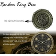 thumbnail image 3 of 7-in-2 Random King Metal DND dice Spinner for Board Games, Maggie d&d dice Set D20 D12 D10 D% D8 D6 D4, Support 30+ Gameplay Options, 3 of 8