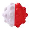 thumbnail image 2 of Juguete de bola de burbuja de empuje de bola anti-ansiedad de silicona portátil (rojo blanco) Ndcxsfigh Nuevos Originales, 2 of 9