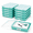 Teal-12-13x10in, variant on Teal 12 Pack 13x10in Letter Size Paper Storage Bins with Lids
