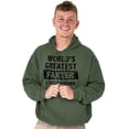 thumbnail image 4 of World's Greatest Farter Funny Fathers Hoodie Hooded Sweatshirt Men Brisco Brands M, 4 of 6