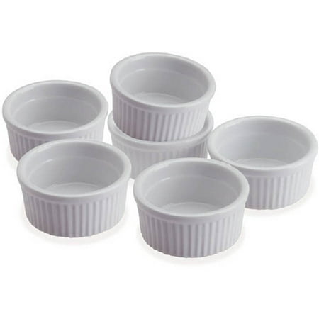 Progressive CRR6 5 Oz Porcelain Stacking Ramekins, Set of ...