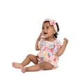 thumbnail image 2 of The Little Mermaid Baby Girl Sundress, Romper and Diaper Cover Outfit Set with Headband, Sizes 0/3M-24M, 2 of 6