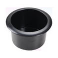 thumbnail image 2 of Miangastore Plastic Replacement Cup Holder Insert Black Storage Cup for Sofa Recliner Car Poker Table, 2 of 8