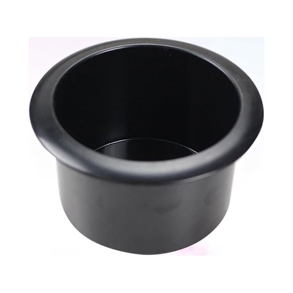 UEETEK Black Plastic Cup Holder Insert for Sofa Boat Game Table Spill Resistant