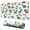 White Dinosaurs Volcanoes-1, variant on Long Mouse Pads for Desk,White Floral Dinosaurs Pattern Desk Mats on Top Of Desks, Desk Mouse Pad Extra Large with 3mm Non-Slip Base and Stitched Edge for Gaming,Office,Work,Home 31.5"x11.8"