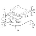thumbnail image 6 of Car Front Left Hood Release Cable for Insight 16-21 74132-TBA-A01ZA Hood Release Wire with Pull Handle, 6 of 9