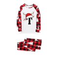 thumbnail image 5 of Fgnfyis Family Christmas Pajamas Matching Sets Deer Horn Letter Print Long Sleeve Pajamas Set Nightwear, 5 of 6