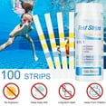 thumbnail image 6 of JUNDALIE Pool and Spa Test Strips, 100 Strips Pool Testing Kit, Accurate Pool Test Strips for Chlorine, Bromine, pH, Alkalinity, Cyanuric Acid and Hardness, Pool Water Quality Tester(6 in 1), 6 of 7