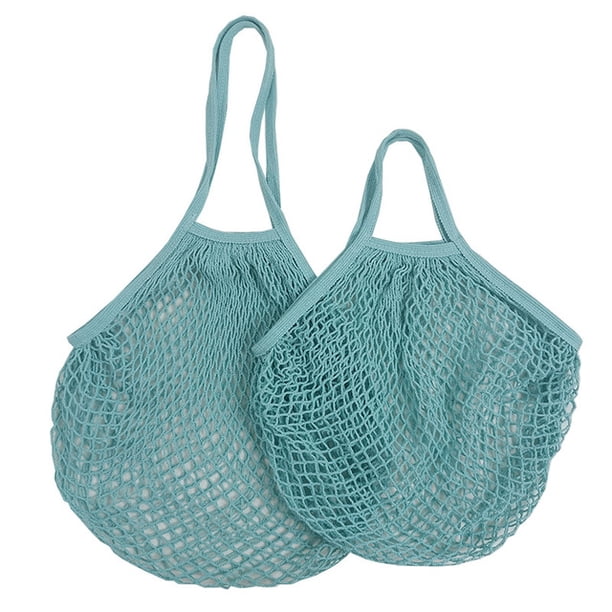 Grande + Pequeña - Dos bolsas de malla para la compra - Verde Xemadio LRWJ677-2