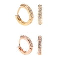 thumbnail image 2 of Apmemiss Gifts for Women Clearance Women Rhinestones Hoop Diamond Earrings Clearance Items, 2 of 2