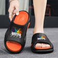thumbnail image 3 of Men's Beach Slippers with Soft Low Arch Support Comfortable Thick Sole Anti Slip Easy To Clean, 3 of 5